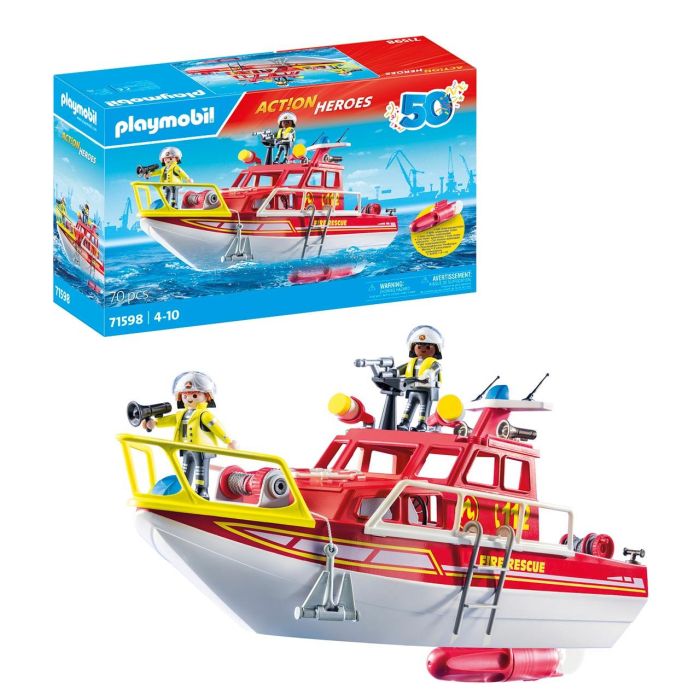 Barco De Rescate Action Heroes 71598 Playmobil 1