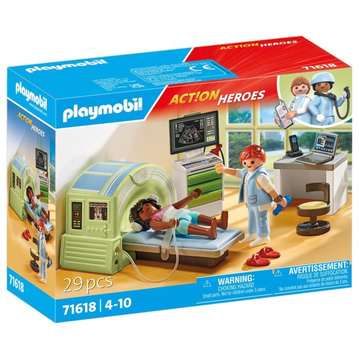 Resonancia Con Paciente Action Heroes 71618 Playmobil