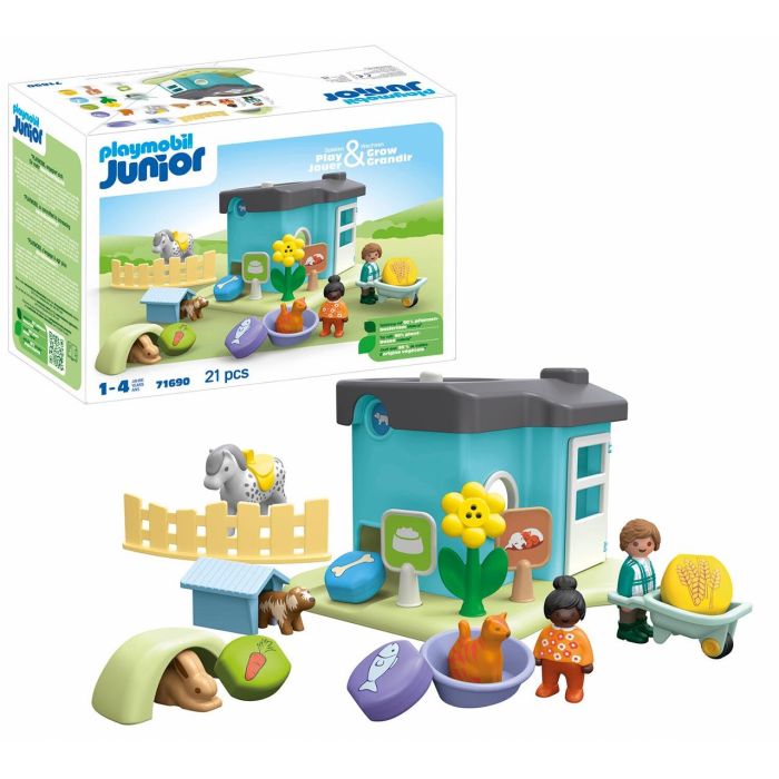 PLAYMOBIL JUNIOR - 71690 - Casa de animales 1