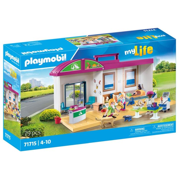 Clínica Veterinaria Maletín City Life 71715 Playmobil