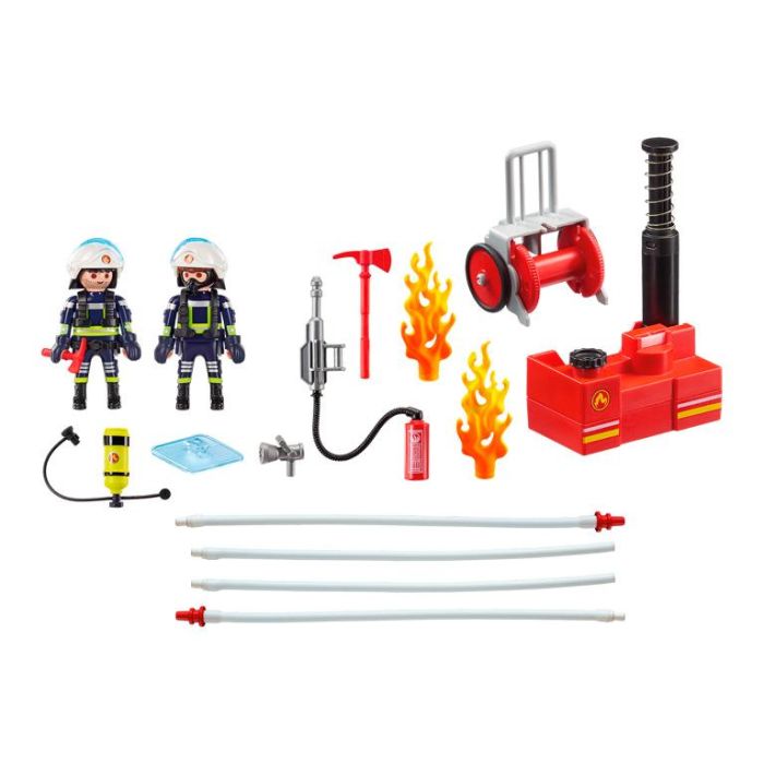 Playset City Action - Firefighters with Water Pump Playmobil 9468 Multicolor 1