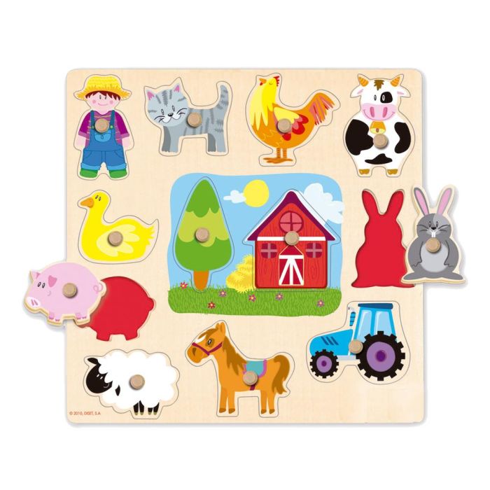 Puzzle Siluetas Granja 53025 Goula 1