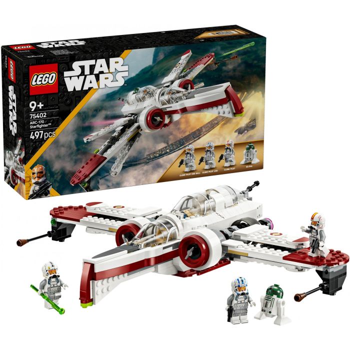 LEGO 75402 Star Wars ARC-170 Set de Construcción de Caza La Venganza de los Sith para Niños 9 Años 12