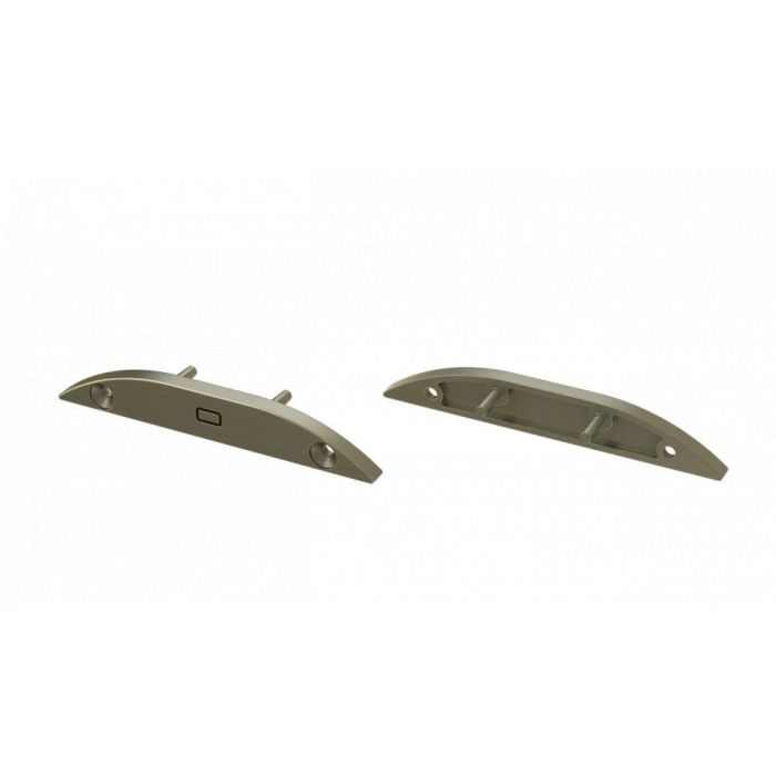 Tapón Final Perfíl Tipo RETO Aluminio-Soporte-15º-Izquierda - Con Agujero 2