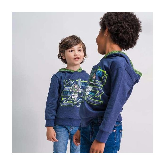 Sudadera con Capucha Niño Buzz Lightyear Azul 3 Años 3 Sudadera con Capucha Niño Buzz Lightyear Azul 3 Años 3