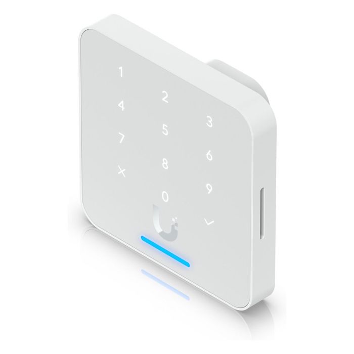 Ubiquiti Lector de Tarjetas NFC con Teclado y Soporte Apple Touch ID, Policarbonato, Cristal, Aleación de Aluminio, IP55 Blanco