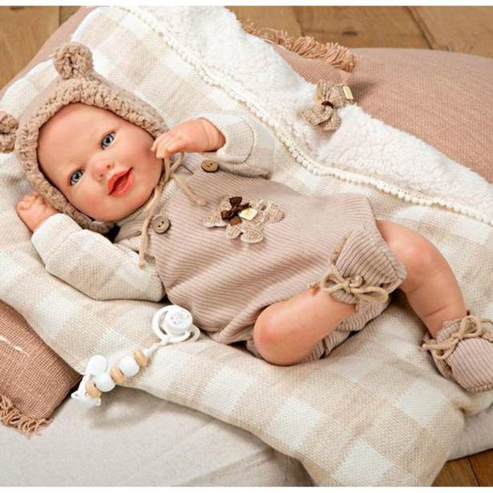 Muñeco reborn ruben c/cojin, cuerpo blando 45 cm 5 Muñeco reborn ruben c/cojin, cuerpo blando 45 cm 5