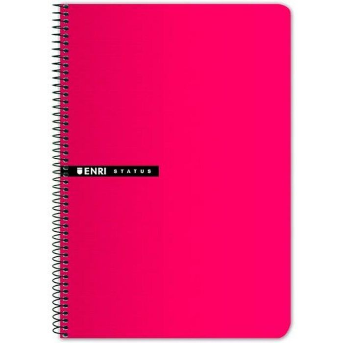 Cuaderno ENRI Cuadriculado Rojo Din A4 (5 Unidades) 1 Cuaderno ENRI Cuadriculado Rojo Din A4 (5 Unidades) 1