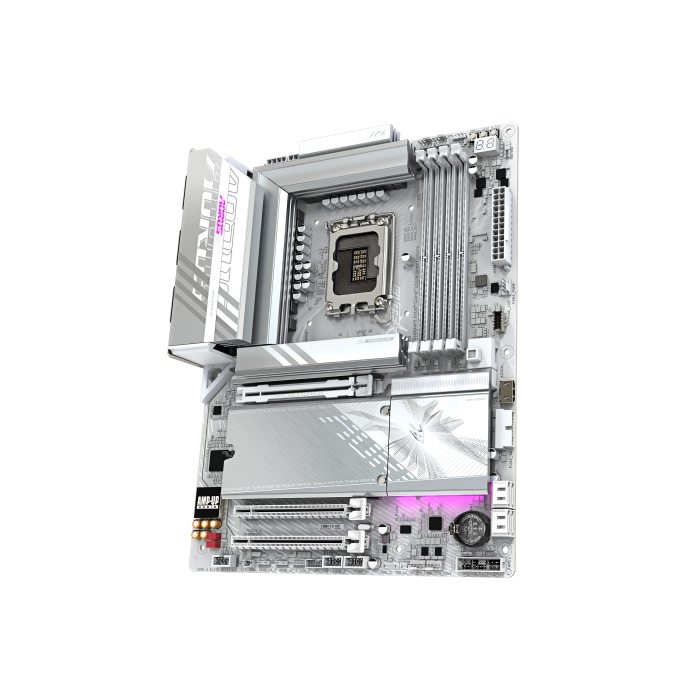 Gigabyte 9MZ89ML7E-00-10 Placa Base Z890M A Elite WF7 ICE, Intel LGA 1851, 4x DDR5, Wi-Fi 7, Micro-ATX 2