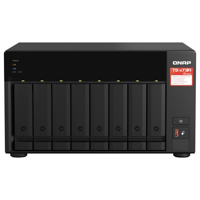 QNAP NAS TS-873A-8G Torre 8 Bahías 3.5"-2.5" 8GB DDR4 AMD Ryzen V1500B QNAP NAS TS-873A-8G Torre 8 Bahías 3.5"-2.5" 8GB DDR4 AMD Ryzen V1500B