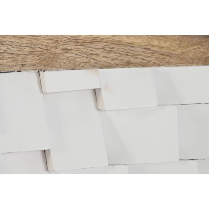 Cabecero Cama Moderno DKD Home Decor Blanco Natural 4 x 80 x 160 cm 2 Cabecero Cama Moderno DKD Home Decor Blanco Natural 4 x 80 x 160 cm 2