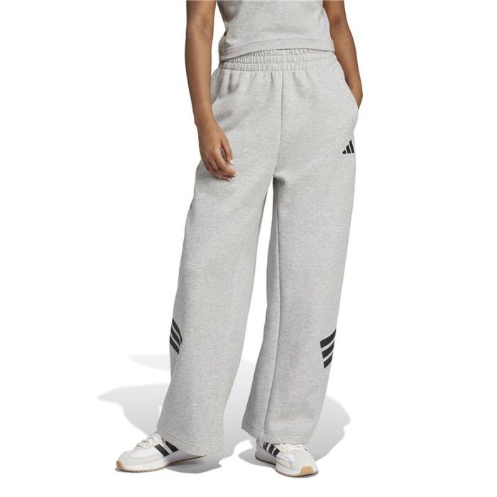 Pantalón Largo Deportivo Adidas Future Icons 3stripes Gris Mujer 11-12 Años 4