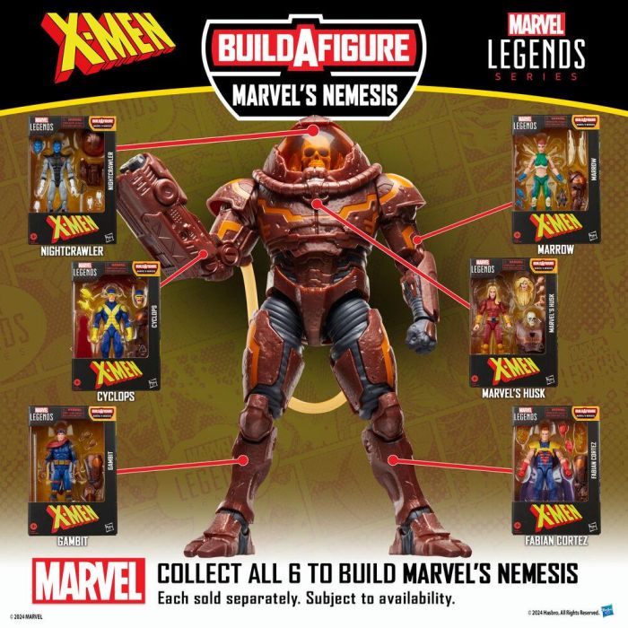 Hasbro Marvel Legends Series Rondador Nocturno Patrulla-X Figura de Acción con 7 Piezas y Accesorios 11 Hasbro Marvel Legends Series Rondador Nocturno Patrulla-X Figura de Acción con 7 Piezas y Accesorios 11