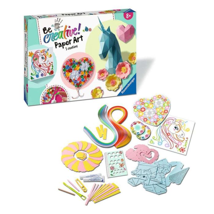 Ravensburger - Be Creative - Paper Art Maxi - A partir de 8 años 9