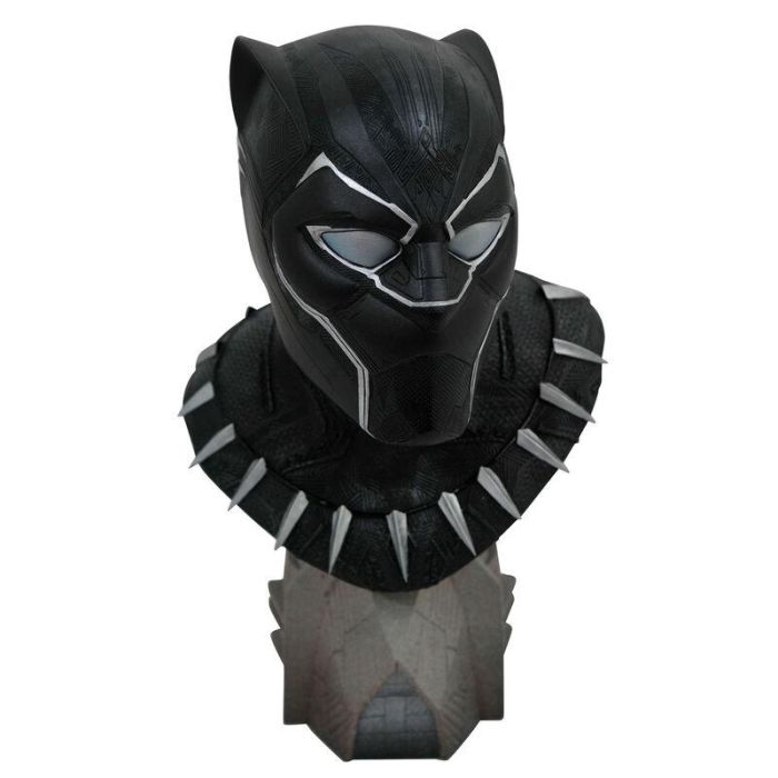 Diamond Collection Figura Busto Black Panther Marvel Comics Legends in 3D Resina Edición Limitada