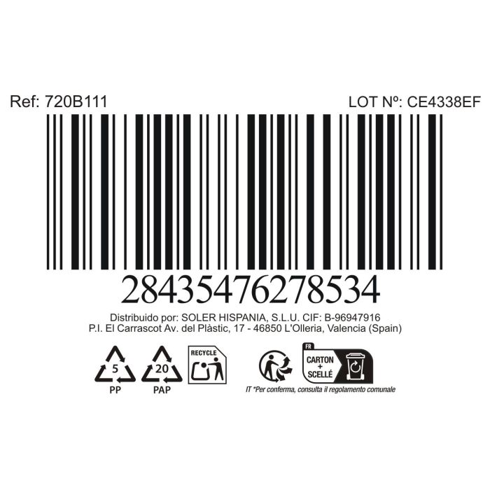 La Mediterranea Bol Chester Blue 15.6 x 15.6 x 6.8 cm (12 Unidades) 3