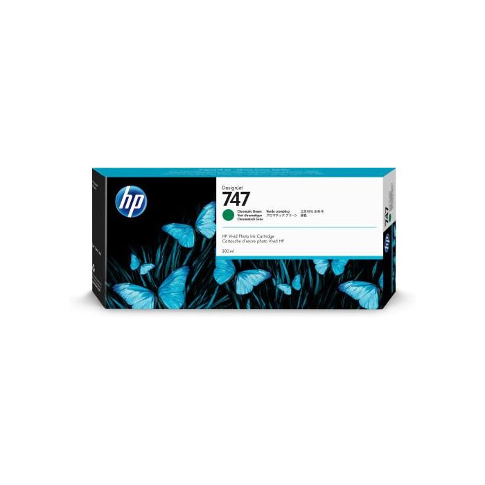 HP nº747 300-ml Chromatic Green Ink Cartridge