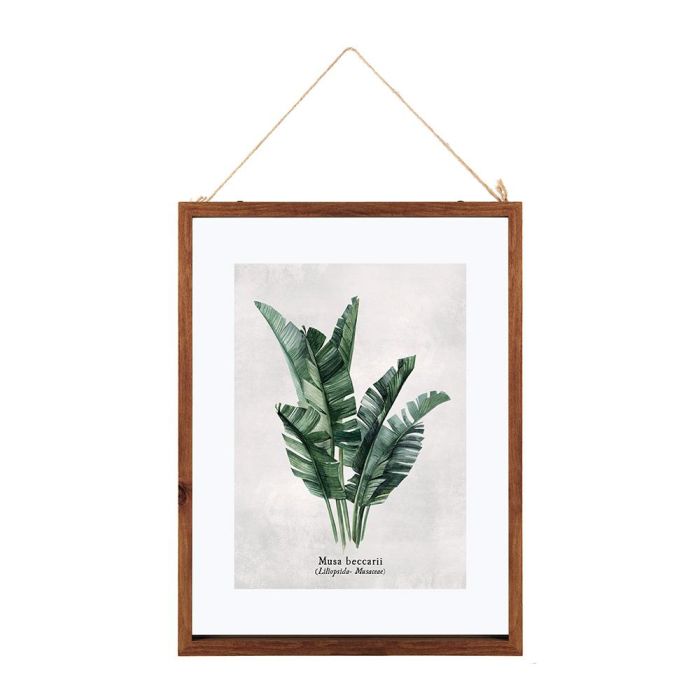 Atmosphera Marco de fotos decorativo lienzo natural 38x48cm MDF/cristal modelos surtidos 1