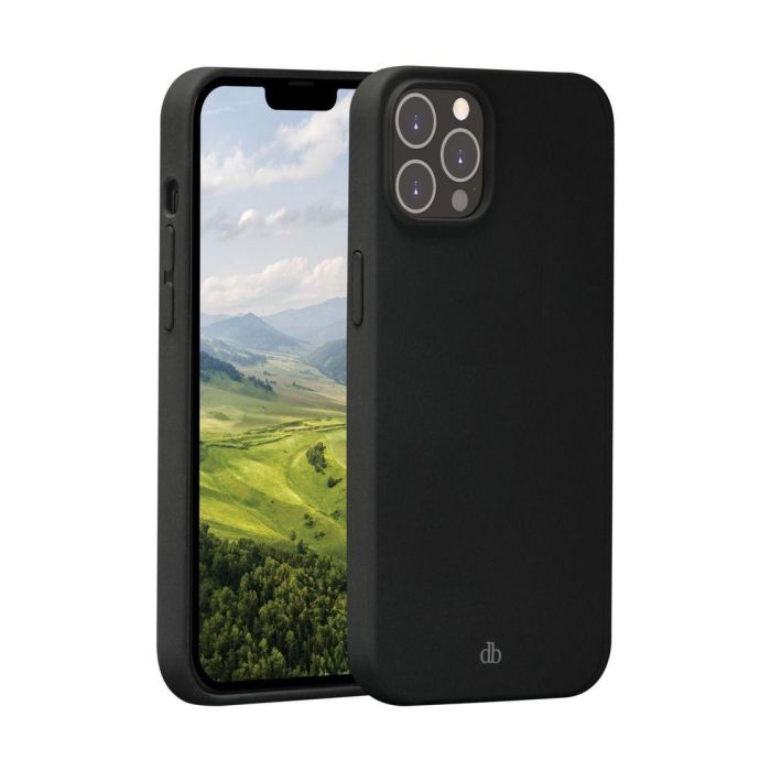 dbramante1928 Monaco Funda para iPhone 14 Pro Max Night Black de Silicona con MagSafe 1