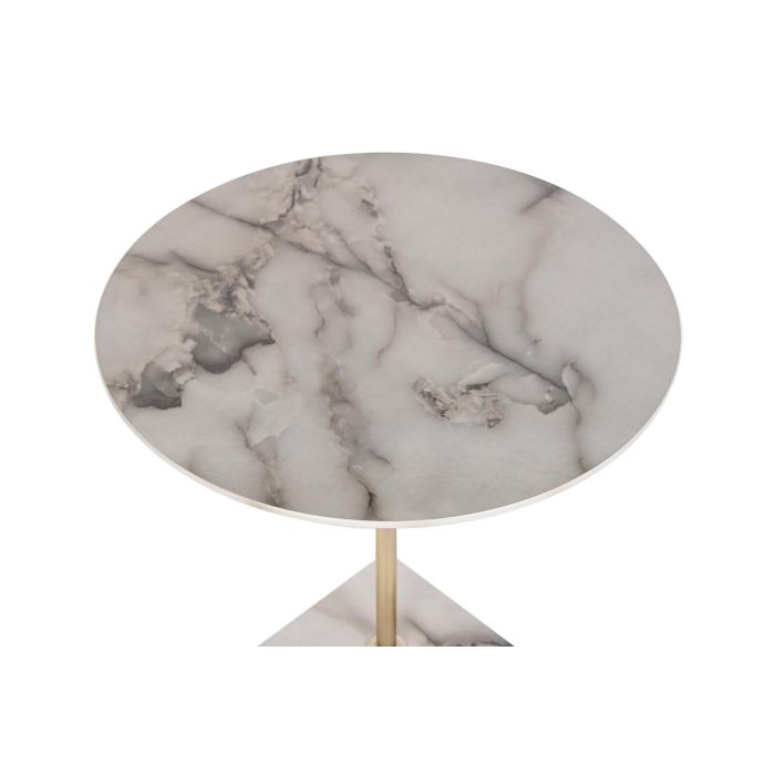 Mesita Auxiliar Moderno DKD Home Decor Blanco Dorado 45 x 50 x 45 cm 1 Mesita Auxiliar Moderno DKD Home Decor Blanco Dorado 45 x 50 x 45 cm 1