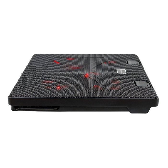 Mars Gaming MNBC2 Soporte Refrigerante para Portátiles Gaming hasta 17.3" con 5 Ventiladores Iluminación LED Roja y 6 Ángulos Inclinación 2 Mars Gaming MNBC2 Soporte Refrigerante para Portátiles Gaming hasta 17.3" con 5 Ventiladores Iluminación LED Roja y 6 Ángulos Inclinación 2