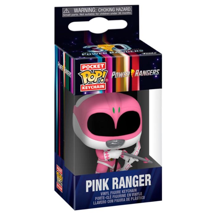 FUNKO Llavero Pocket POP Power Rangers 30th Anniversary Pink Ranger