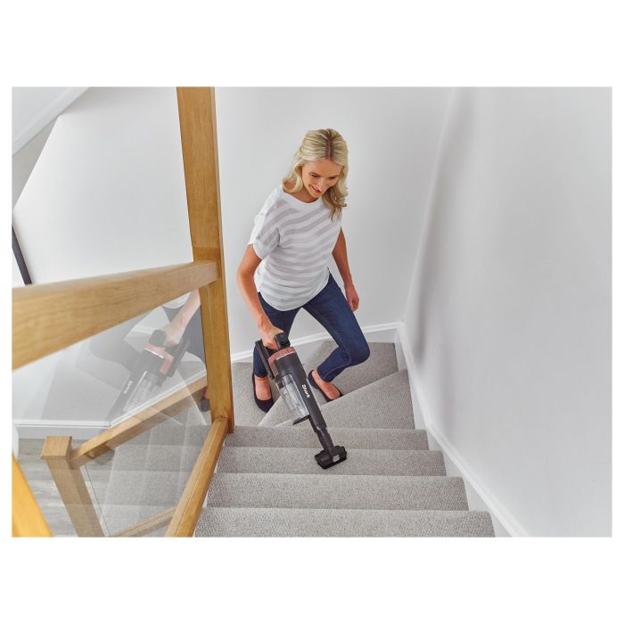 Shark Aspiradora escoba inalámbrica Stratos IZ400EU - Tecnología DuoClean + PowerFins Plus - Iluminación LED