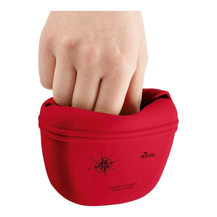 Hunter Bolsillo de Cinturón de Silicona List Rojo con Cierre Magnético para Guardar Golosinas