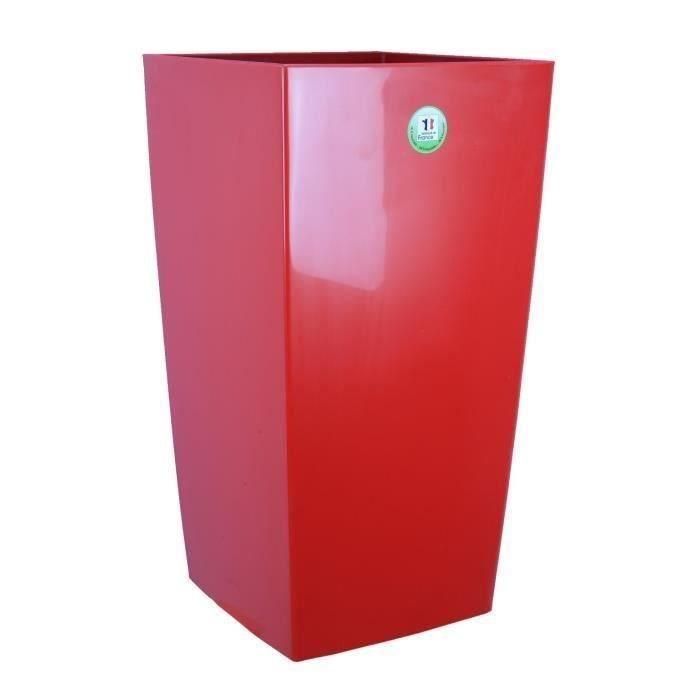 Riviera Maceta Nuance Cuadrada, Roja, 69 cm de Alto, 38 x 38 cm de Base, 67 Litros de Capacidad Riviera Maceta Nuance Cuadrada, Roja, 69 cm de Alto, 38 x 38 cm de Base, 67 Litros de Capacidad