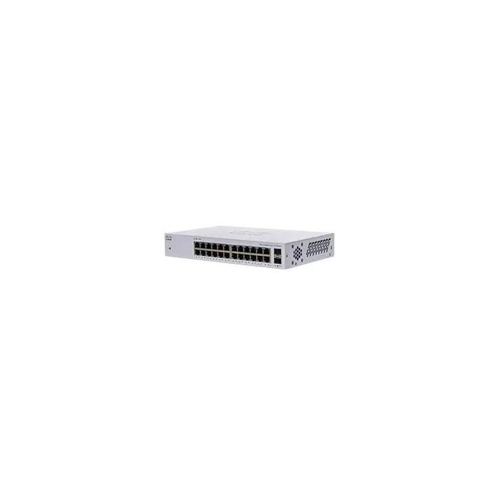 Cisco CBS110 UNMANAGED 24-PORT GE Gigabit Ethernet Switch No Administrado L2 Montaje en Rack 1U