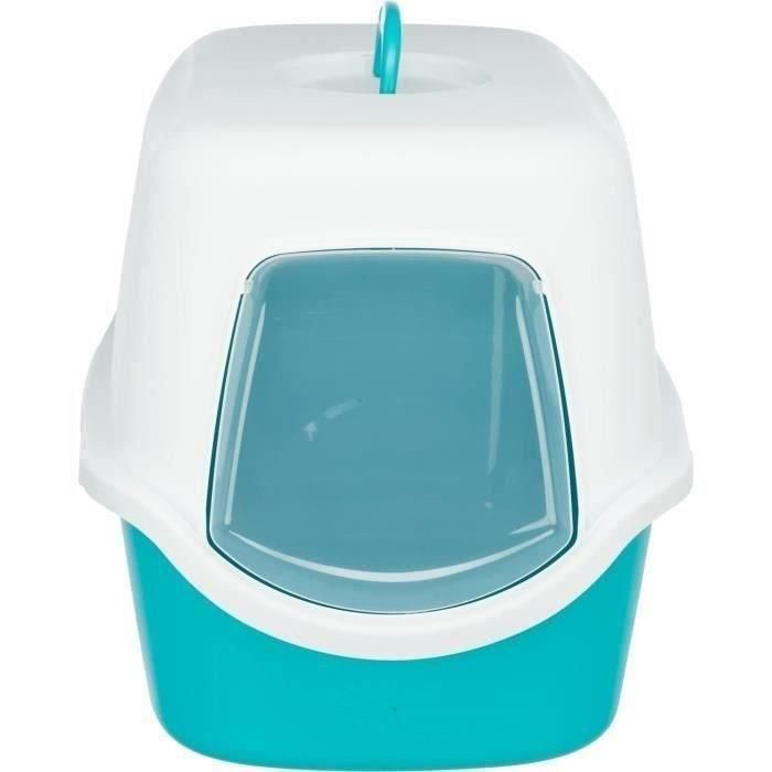 Caja de arena Vico TRIXIE - Aguamarina - Para gato 1 Caja de arena Vico TRIXIE - Aguamarina - Para gato 1