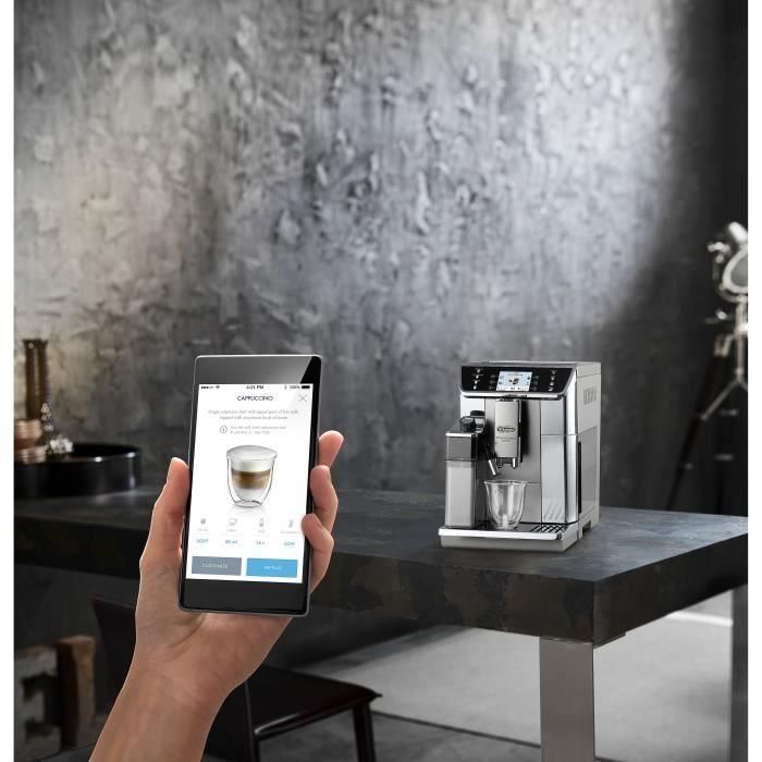 DELONGHI ECAM650.55.MS Trituradora conectada Espresso PrimaDonna Elite - Gris 3 DELONGHI ECAM650.55.MS Trituradora conectada Espresso PrimaDonna Elite - Gris 3