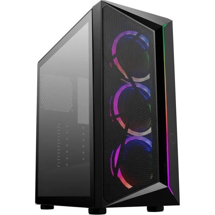 Cooler Master COO4719512118450 CMP 510 PC Case - Midi Tower - Negro - Compatible con ATX, Micro ATX, Mini-ITX