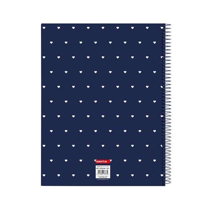 Libreta Safta Paris Rosa Azul marino A4 120 Hojas 1 Libreta Safta Paris Rosa Azul marino A4 120 Hojas 1