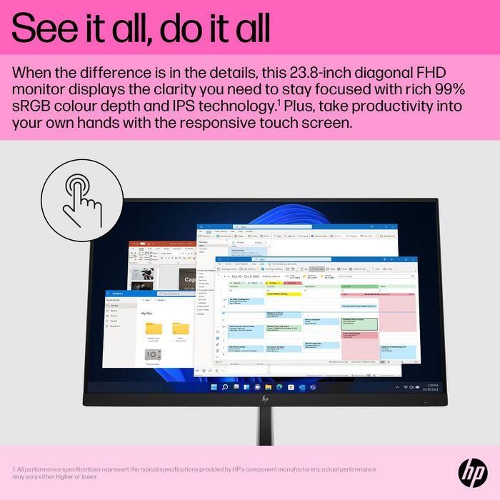 HP E24t G5 Monitor Táctil FHD 6 HP E24t G5 Monitor Táctil FHD 6
