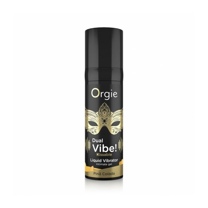 Set de Lubricantes Orgie Dual Vibe! 15 ml Piña Colada