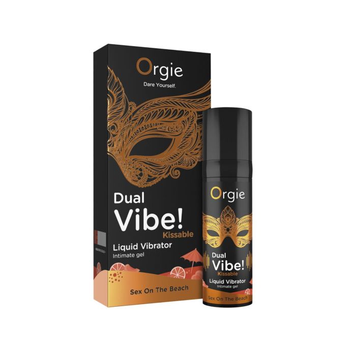 Lubricante Orgie Dual Vibe! 15 ml Sex On The Beach 1