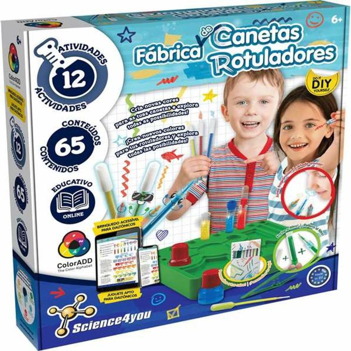 Juego fabrica de rotuladores con 12 actividades ¡crea nuevos colores para tus rotuladores!