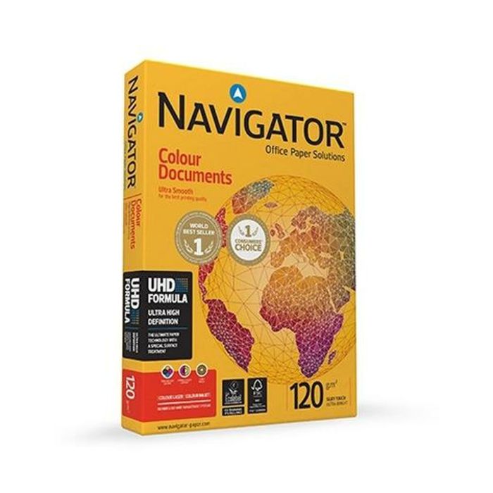 Navigator A4 120 gr color documents - 250 hojas por paquete