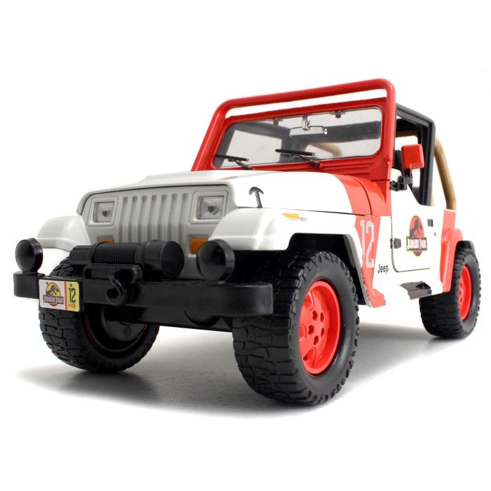 Jurassic Park Jeep Wrangler Escala 1:24 253253005 Jada 1