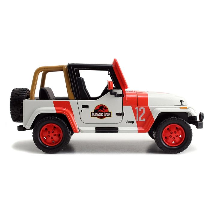 Jurassic Park Jeep Wrangler Escala 1:24 253253005 Jada 2