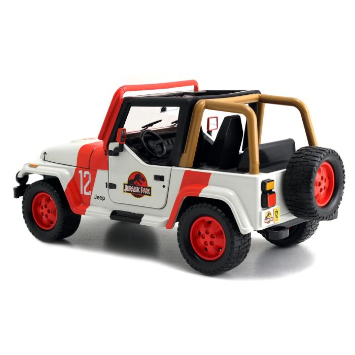 Jurassic Park Jeep Wrangler Escala 1:24 253253005 Jada 3