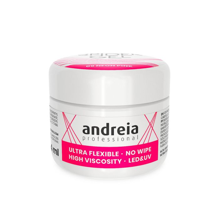 Andreia Gel Spider 09 Neón Pink 4 ml Andreia Gel Spider 09 Neón Pink 4 ml