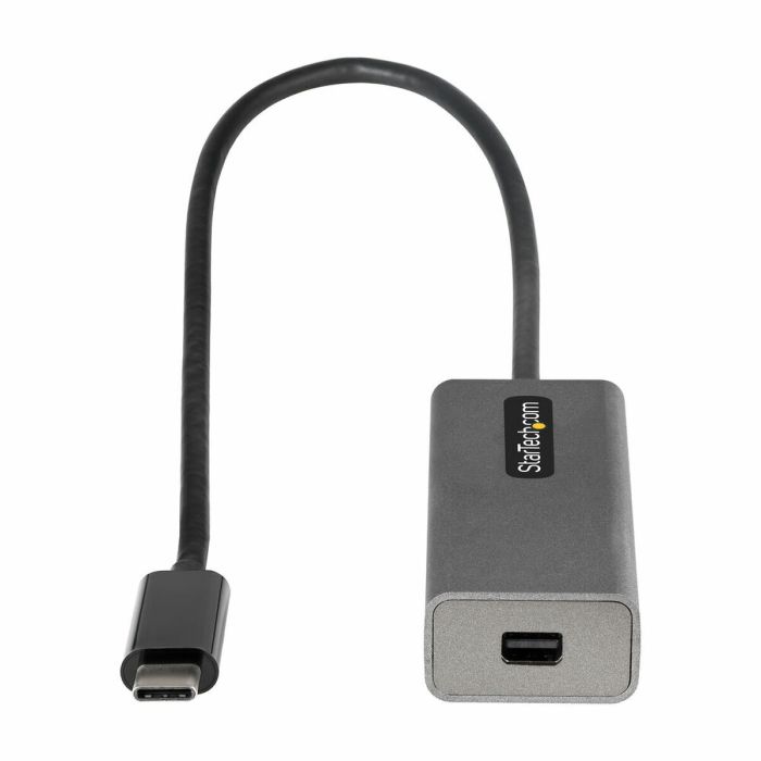 Adaptador USB C a DisplayPort Startech CDP2MDPEC Negro/Gris 0,3 m 1
