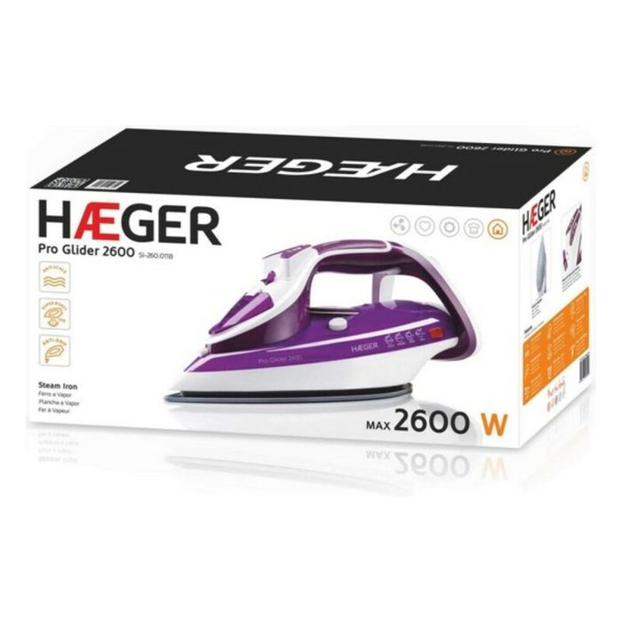 Plancha de Vapor Haeger Pro Glider 2600W 5