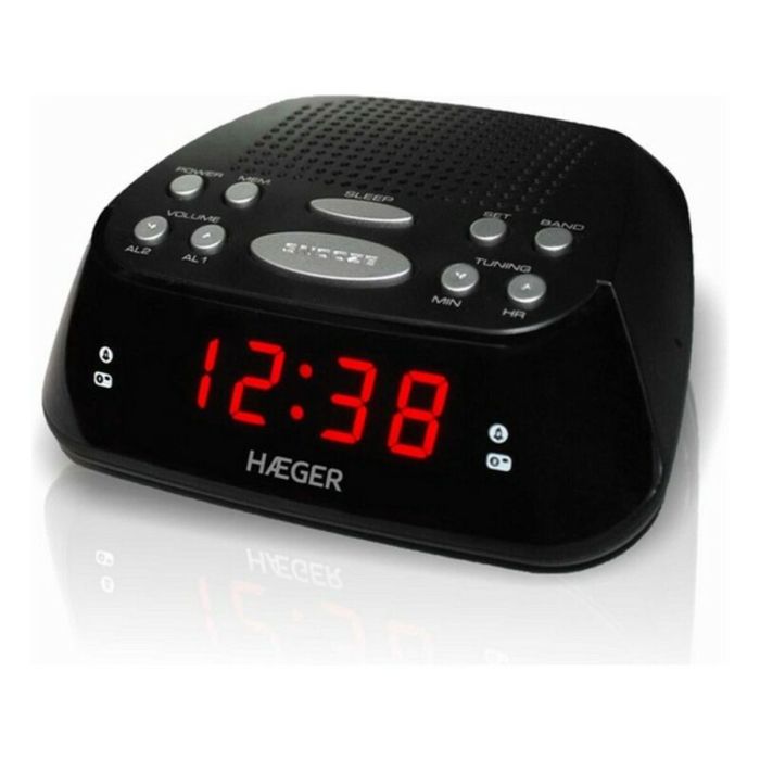 Radio Despertador Haeger RA-06B.005B Negro 3