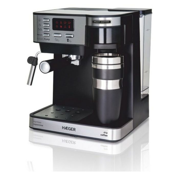 Cafetera Express de Brazo Haeger 1450W Multicolor 1,2 L 2