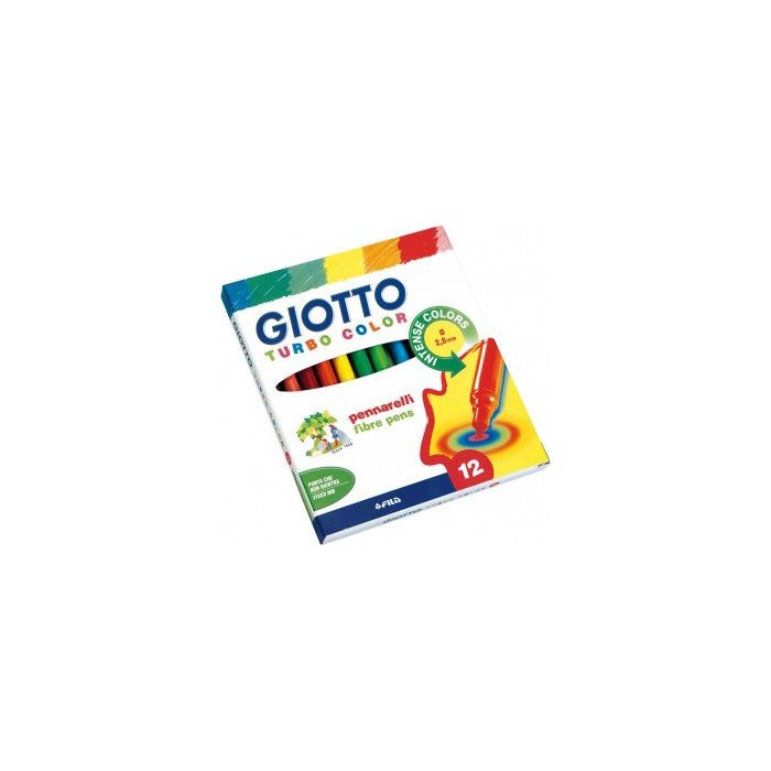 Giotto Rotuladores de colores turbo color estuche de 12