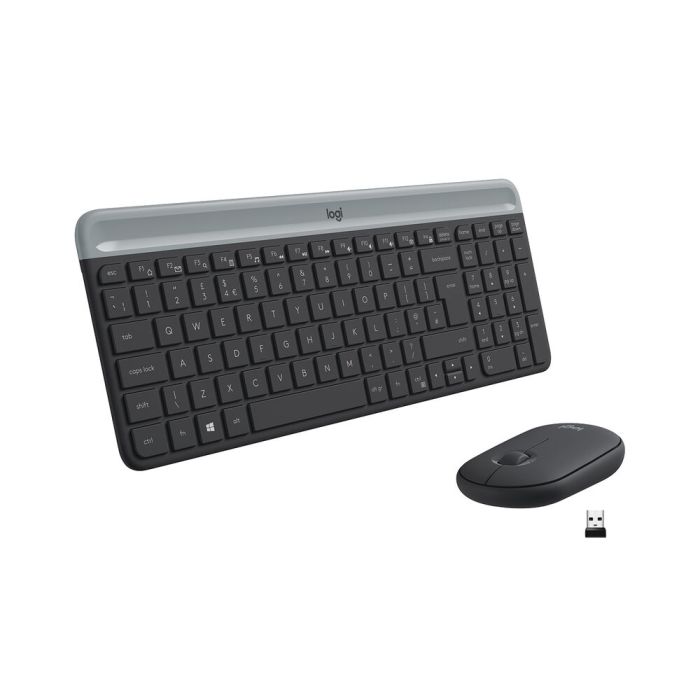 Teclado y Ratón Logitech 920-009198 Negro Acero Qwerty Español QWERTY 1