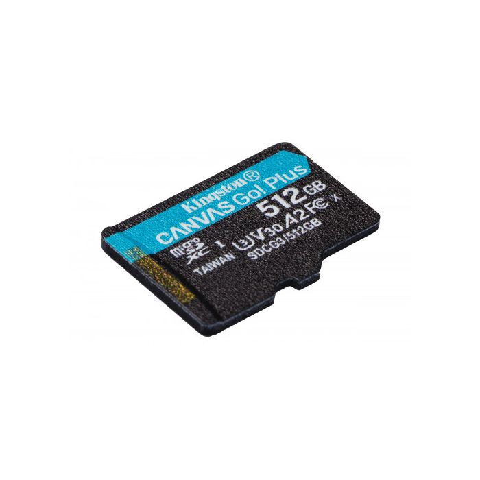 Kingston Technology Canvas Go! Plus memoria flash 512 GB MicroSD Clase 10 UHS-I 1